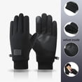 thumbnail image 5 of Tanhomme 2Pairs Running Gloves Warm Gloves Mittens Liners Women Men Gloves Cycling Bike Sports Compression Gloves Gloves Outdoor Sports Cycling Gloves Windproof Coldproof Plus Fleece Warm Gloves, 5 of 5