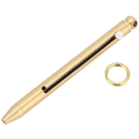 

Brass Tube Body Titanium Alloy Fruit Toothpick Portable Simple Multi-function Spring Flexible Toothpick HolderA