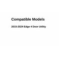 thumbnail image 4 of Tempered Glass Passenger Right Side Front Door Window Door Glass Compatible with Ford Edge 2015-2024 Models, 4 of 5