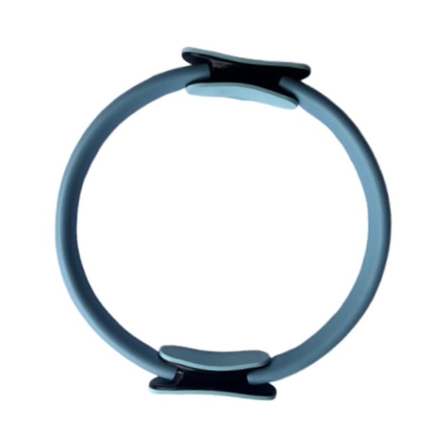 Aro de Pilates, equipo de ejercicio portátil para entrenamiento de fuerza, gimnasio en casa, yoga Azul