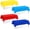 Yellow Blue Red, variant on 6Pcs Plastic Table Cloth Disposable, Assorted Color Rainbow Tablecloth Colorful Neon Rectangle Bulk Solid Table Cover for Birthday Wedding Graduation Picnic Home Party Decorations(54x72 Inch)