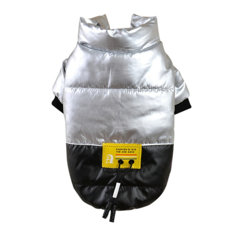 Puppy Pet Cotton Padded Coat For Dogs Cats With Thickened Standup