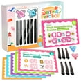 thumbnail image 3 of Magic Grooved Writing Practice, Large Grooved Handwriting Books Practice for Kids , Preschool Learning Activities, Tracing Books for Kids Ages 3-5, Preschool Workbook, Reusable Write Number Letter, 3 of 12
