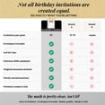 thumbnail image 5 of 90th Birthday Party Invitations – Gold & Silver Confetti Design, Fill-In Cards with Envelopes, 5x7 Size, Set of 20, 5 of 9