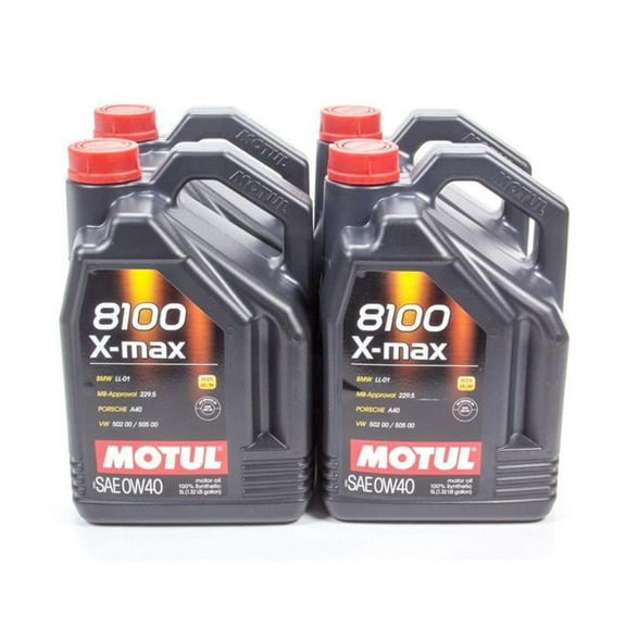 Motul USA 104533-4 5 Litre 0W40 8100 X-Max Motor Oil - Case of 4
