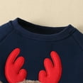 thumbnail image 5 of WOLLED Newborn Unisex Jumpsuits for 0-24 Months Button Bodysuit Spring Cozy Baby for Christmas Party Dress, 5 of 7