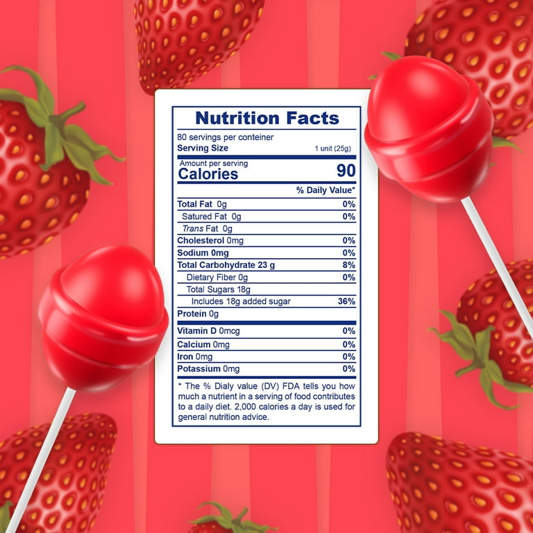 JAR) STRAWBERRY LOLLIPOP XXL - Walmart.com