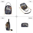 thumbnail image 3 of FORMRS Crossbody Bag for Women Quilted Travel Shoulder Cell Phone Purse with Chain Strap Handbag, Black Record, 3 of 7