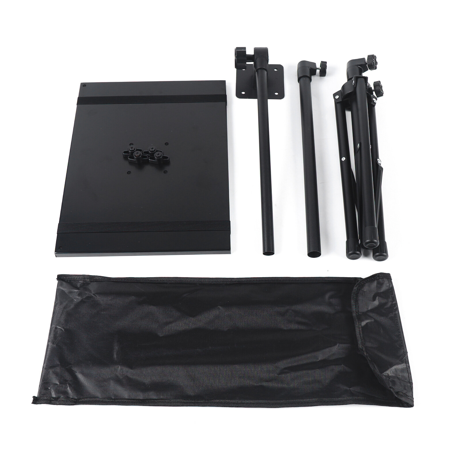 DENEST Mobile Projector Floor Tripod Stand Laptop Holder with Tray Adjustable Height