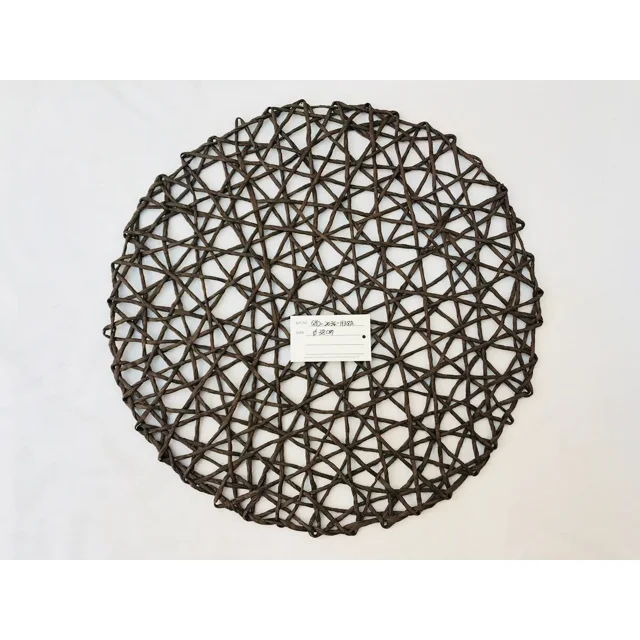 Manteles individuales de estilo sencillo para restaurante, manteles huecos de tejido apretado de ganchillo, decoración de cocina, manteles, posavasos