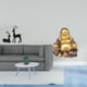 thumbnail image 2 of Escultura De Resina De Reno Y Ciervo Negro Y Buda Maitreya, Adorno De Mesa Feng Shui Para Sala De Estar, Estudio, Balcón, Regalo De Aniversario Y Fiesta., 2 of 8