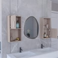 thumbnail image 4 of TUHOME Oba Medicine Cabinet Beige Engineered Wood, 4 of 6