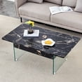 thumbnail image 4 of Multifunctional Lift Top Coffee Table -Black Marble Pattern, Essential for Modern Homes.Tempered Glass Legs,Multiple Color Options,Lift Top Feature.Perfectly Fitting Into Both Living Rooms And Office, 4 of 12