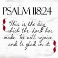 thumbnail image 2 of Greene, Taylor 12x12 White Modern Wood Framed Museum Art Print Titled - Psalms 118-24, 2 of 4