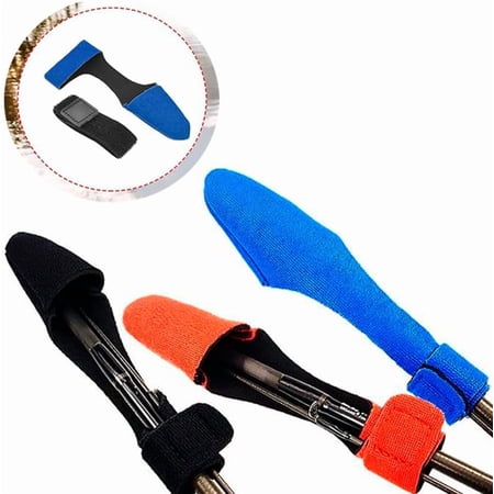 3 Pcs Fishing Rod Tip Cover Fishing Rod Cover Sleeve Protector Case Accessories Rod Guard Caps Fishing Tools Professional and Practical Fishing Rod Tip Cover 3 Colors (1 Red 1 Blue 1 Black)