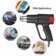 thumbnail image 3 of 2000W Industrial Fast Heating Hot Air Gun High Quality Handheld Heat Blower Electric Adjustable Temperature Heat Gun Tool, 3 of 5