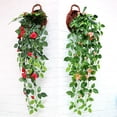 thumbnail image 3 of Gwong Decoración hogareña 1 unid artificial flor planta hoja hoja jardín DIY etapa fiesta casero boda decoración Gwong 21024369, 3 of 7