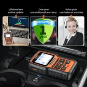 Foxwell NT510 Elite Car Scanner Bidirectional Control Test Diagnostic Tool OBDII Code Reader OBD2 Scanner Full System Full Maintenance Reset Automotive Scanner for All Cars EOBD OBD Scanner,Honda