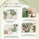 thumbnail image 3 of Kit de guirnaldas con forma de arco de globos Anjerlfu, 130 unidades, verde salvia y oro, 3 of 7