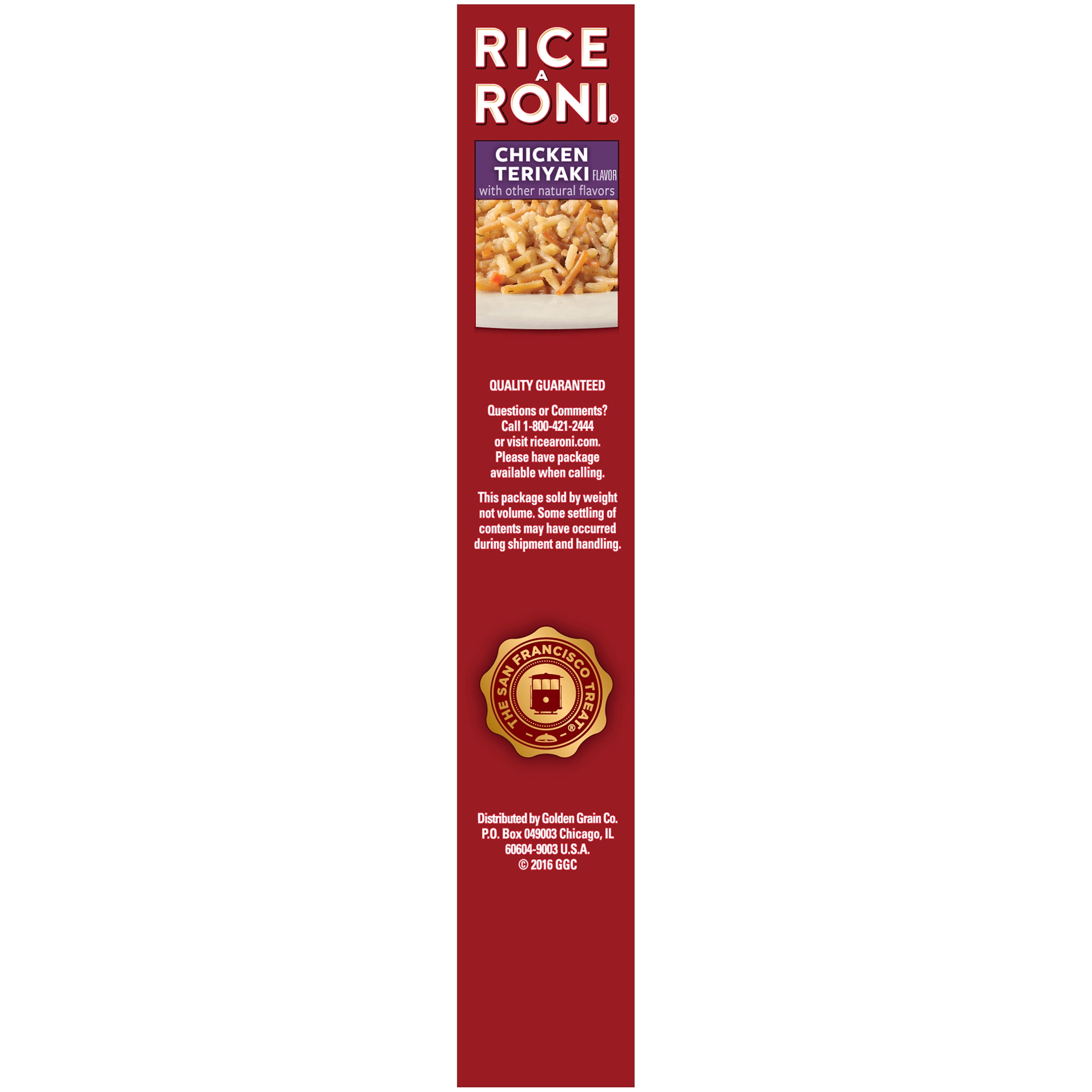 Rice-A-Roni Rice & Vermicelli Mix, Chicken Teriyaki, 6.2 oz Box