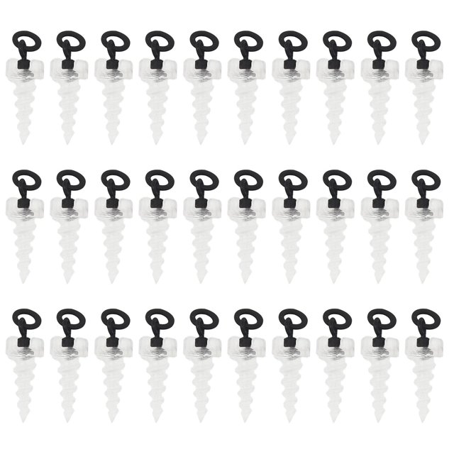 30pcs Bait Floating Ball Swivel Screw Fishing Floating Ball Attachment