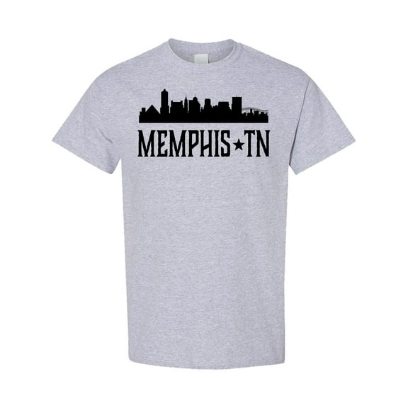 Inktastic Memphis Tennessee City Skyline T-Shirt
