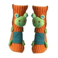 thumbnail image 4 of Calcetines de animales 3D suaves y gruesos, adorables, de punto, para dormitorio, hogar y sala de estar. Rana naranja, 4 of 9