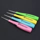 thumbnail image 2 of Cuchara iluminada para oídos con luz LED, diseño seguro para niños, incluye 3 puntas intercambiables y estuche portátil, color rosa., 2 of 7