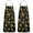 Sunflower Black, variant on Sunflower Floral Bib Apron with Pocket Chef Aprons Waterproof Bib Aprons for Couple Bride Mrs Mr Cooking Aprons for Kitchen Cool BBQ Grilling (Set Of 2)