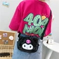 thumbnail image 3 of Bolsa Kawaii Sanrio Cinnamoroll cruzada, bolsa de playa Kuromi, billetera de gelatina, impermeable, funda de teléfono My Melody, bolsas de cosméticos, regalo para niñas, 3 of 4