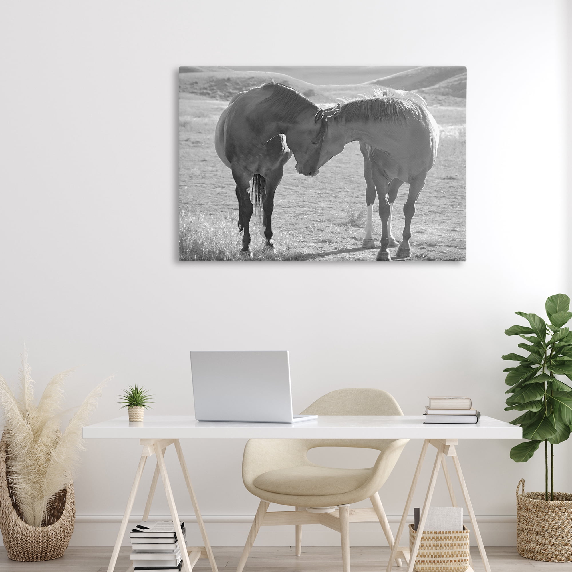 Stupell Industries Sweet Nothings Bond Between Horses Canvas Wall Art, design by Steve Toole