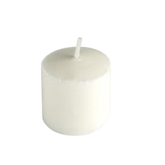 Jeco CVZ-24PW Mini Pressed Votive Candles, White - Pack of 24