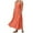 Orange, variant on Pimfylm Women's Summer Cotton Linen Long Dress Sleeveless Elegant Flowy Dresses Plus Size Loose Comfy Dress with Pockets Grey, S