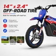 thumbnail image 5 of RFN E500 Kids Electric Bike,500W Motor & 36V 7.5Ah Battery.14" Tires,Hydraulic brakes, 22.2 MPH With 17 Mile Ranges,Suit Age 3-8, 5 of 9