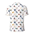 thumbnail image 4 of Rocae Various Rooster for Men's Short Sleeve Polo Shirt, Quick Drying Performance Moisture Wicking Sports Men's Golf Shirt Small, 4 of 9