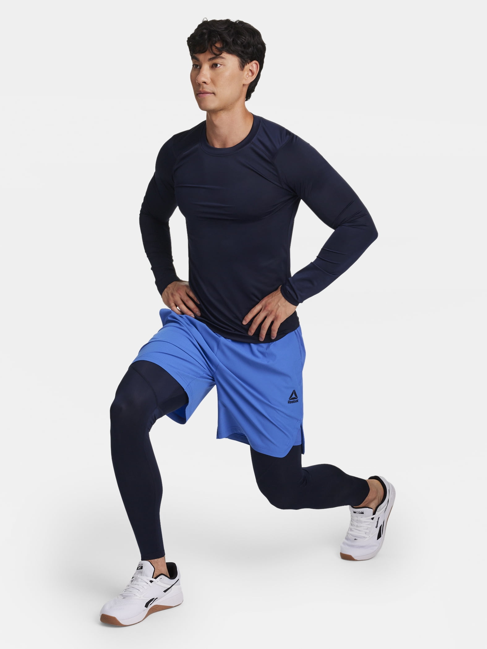 Reebok Men's and Big Men's Kinetic Compression Leggings, Sizes XS-5XL
