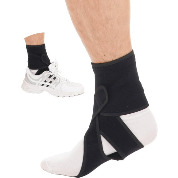 AFO Foot Drop Brace, Improve Walking Gait, Effective Relieve Pain, Adjustable Foot Orthosis Brace Support for Sleep, Plantar Fasciitis, Drop Foot Braces For Walking with Shoes (Right)