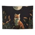thumbnail image 5 of PRATYUS Aesthetic Fox Moon Phase Vertical Tapestry, Trippy Animal Floral Witchy Tarot Tapestry Wall Hanging for Bedroom, Black Fall Maple Leaves Tapestries Poster Blanket  Dorm Home Decor, 5 of 6