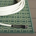 thumbnail image 4 of SAFAVIEH Terrace Wight Geometric Indoor/Outdoor Area Rug, Dark Green/Light Green, 5'3" x 7'6", 4 of 16