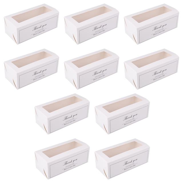 FELTECHELECTR Caja de embalaje para pasteles, 10 unidades, para postres y pasteles