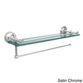 thumbnail image 4 of Prestige Regal Collection Paper Towel Holder with Gallery Rail Glass Shelf - Polished Nickel / 22 Inch, 4 of 5