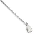 thumbnail image 1 of 925 Sterling Silver 10 Inch Shell Anklet Seashore, 1 of 5