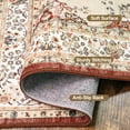 thumbnail image 3 of Dowellia Rugs for Bedroom,3x5 Rug Ultra Soft Washable Rug, Non Slip Area Rug Indoor Entrance, Stain Resistant Rugs for Living Room Bedroom, Vintage Home Decor Area Rugs, Red, 3 of 6