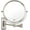 Nickel, variant on DECLUTTR 10X Magnifying Makeup Mirror, 8 inch Wall Mount Makeup Mirror, Nickel