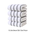 thumbnail image 3 of Xihbxyly Juego de 4 Toallas de Baño de Algodón Suave y Absorbente, Transpirables y Duraderas, Ideales para Viajes, Reuniones Familiares, Playa y Baño. Tamaño: 74 X 34 Cm. Ideal para Regalar., 3 of 6
