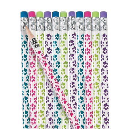 Paw Print Pencils - Stationery - 24 Pieces