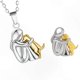 thumbnail image 4 of Artisan Crafted Dog Hug Pendant and Earring Set for Pet Lovers, 4 of 5