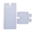 thumbnail image 1 of Yuarrent Molde de soporte para teléfono DIY, 2 uds., 1 Juego, soporte para teléfono móvil, molde de resina epoxi de cristal, herramientas de Artesanía No.01 Yuarrent HA003931-01, 1 of 6