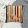 thumbnail image 2 of Nawypu  Coffee Brown Striped Throw Pillow Cover Multicolor Textured Boho Cushion Case Modern Neutral Pillowcase for Sofa Couch Bedroom Living Room Home Christmas Decoration,, 2 of 5