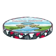 Country Brook Design® 1/2 inch Be Mine Polyester Webbing, 5 Yards